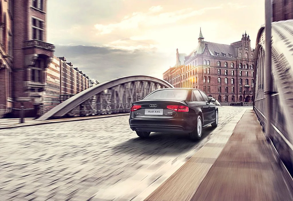 Audi A4 L on location