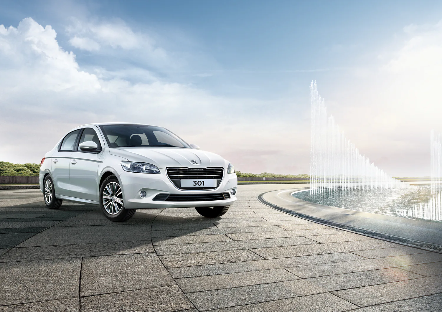 Peugeot 301 plaza at the fountains