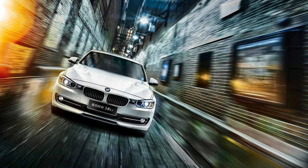BMW 3 Series Li in motion
